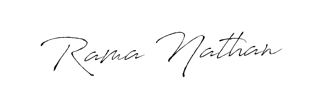 How to make Rama Nathan signature? Antro_Vectra is a professional autograph style. Create handwritten signature for Rama Nathan name. Rama Nathan signature style 6 images and pictures png