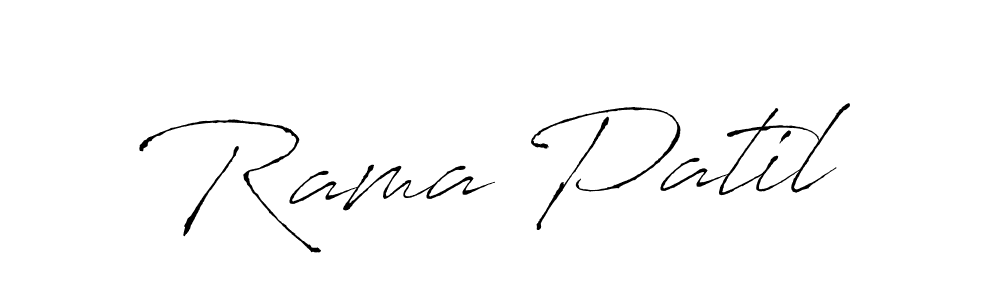 Create a beautiful signature design for name Rama Patil. With this signature (Antro_Vectra) fonts, you can make a handwritten signature for free. Rama Patil signature style 6 images and pictures png