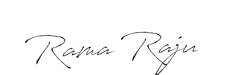 Create a beautiful signature design for name Rama Raju. With this signature (Antro_Vectra) fonts, you can make a handwritten signature for free. Rama Raju signature style 6 images and pictures png