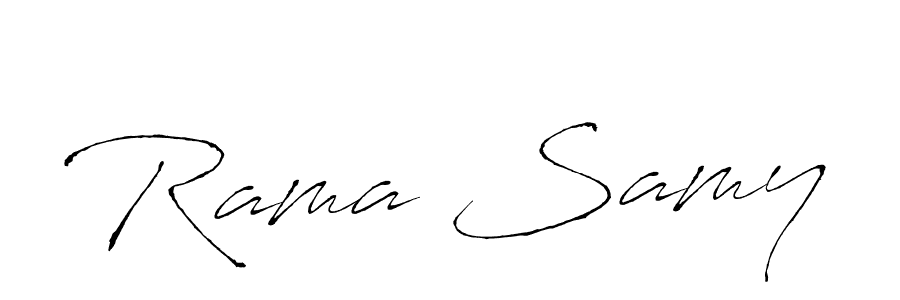 It looks lik you need a new signature style for name Rama Samy. Design unique handwritten (Antro_Vectra) signature with our free signature maker in just a few clicks. Rama Samy signature style 6 images and pictures png