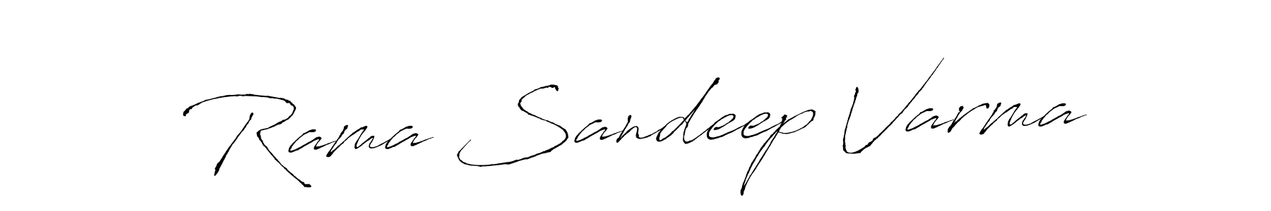 Make a short Rama Sandeep Varma signature style. Manage your documents anywhere anytime using Antro_Vectra. Create and add eSignatures, submit forms, share and send files easily. Rama Sandeep Varma signature style 6 images and pictures png