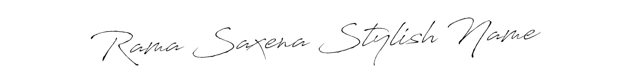 How to make Rama Saxena Stylish Name signature? Antro_Vectra is a professional autograph style. Create handwritten signature for Rama Saxena Stylish Name name. Rama Saxena Stylish Name signature style 6 images and pictures png