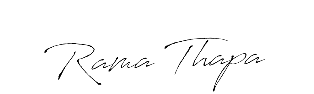 Use a signature maker to create a handwritten signature online. With this signature software, you can design (Antro_Vectra) your own signature for name Rama Thapa. Rama Thapa signature style 6 images and pictures png
