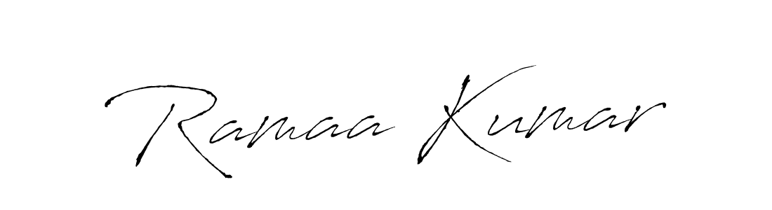 Design your own signature with our free online signature maker. With this signature software, you can create a handwritten (Antro_Vectra) signature for name Ramaa Kumar. Ramaa Kumar signature style 6 images and pictures png