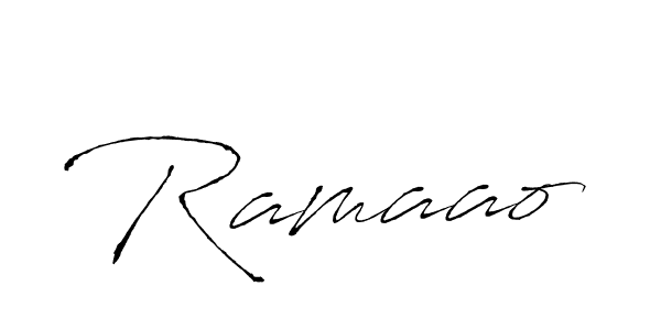 Create a beautiful signature design for name Ramaao. With this signature (Antro_Vectra) fonts, you can make a handwritten signature for free. Ramaao signature style 6 images and pictures png