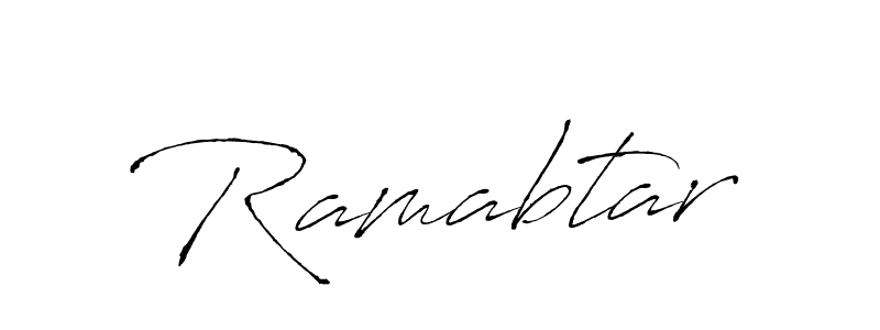 How to make Ramabtar name signature. Use Antro_Vectra style for creating short signs online. This is the latest handwritten sign. Ramabtar signature style 6 images and pictures png