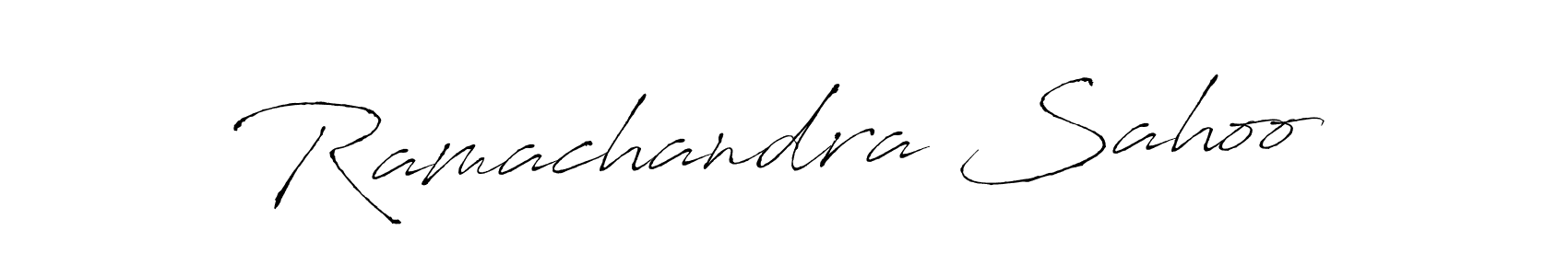 Ramachandra Sahoo stylish signature style. Best Handwritten Sign (Antro_Vectra) for my name. Handwritten Signature Collection Ideas for my name Ramachandra Sahoo. Ramachandra Sahoo signature style 6 images and pictures png