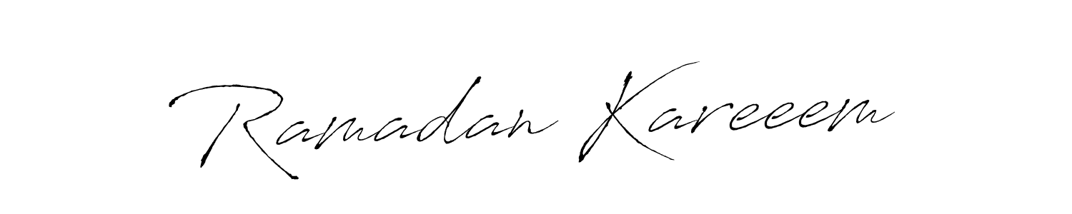 How to make Ramadan Kareeem signature? Antro_Vectra is a professional autograph style. Create handwritten signature for Ramadan Kareeem name. Ramadan Kareeem signature style 6 images and pictures png