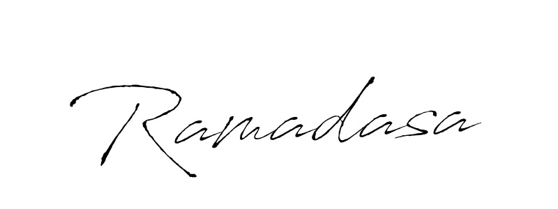 Antro_Vectra is a professional signature style that is perfect for those who want to add a touch of class to their signature. It is also a great choice for those who want to make their signature more unique. Get Ramadasa name to fancy signature for free. Ramadasa signature style 6 images and pictures png