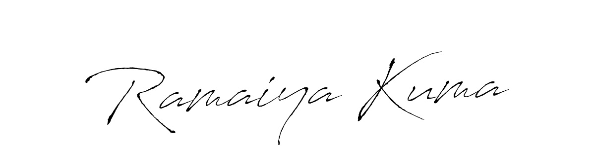 Once you've used our free online signature maker to create your best signature Antro_Vectra style, it's time to enjoy all of the benefits that Ramaiya Kuma name signing documents. Ramaiya Kuma signature style 6 images and pictures png