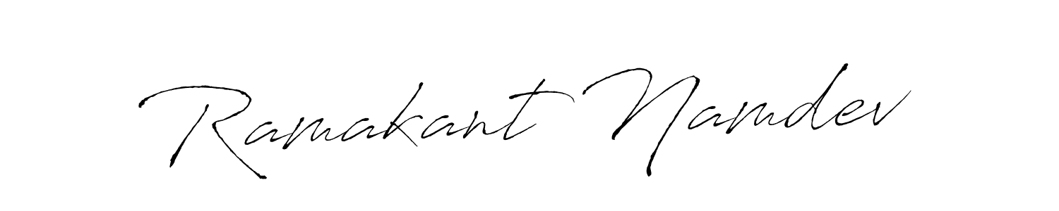 How to make Ramakant Namdev signature? Antro_Vectra is a professional autograph style. Create handwritten signature for Ramakant Namdev name. Ramakant Namdev signature style 6 images and pictures png