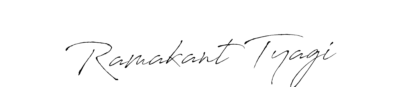 It looks lik you need a new signature style for name Ramakant Tyagi. Design unique handwritten (Antro_Vectra) signature with our free signature maker in just a few clicks. Ramakant Tyagi signature style 6 images and pictures png