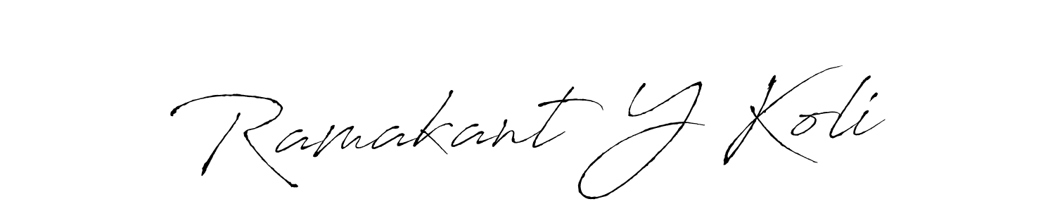 Also we have Ramakant Y Koli name is the best signature style. Create professional handwritten signature collection using Antro_Vectra autograph style. Ramakant Y Koli signature style 6 images and pictures png