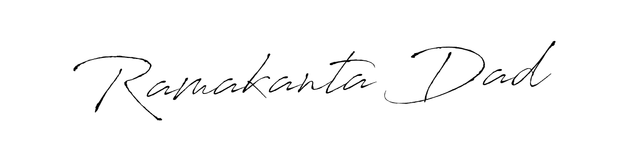 You can use this online signature creator to create a handwritten signature for the name Ramakanta Dad. This is the best online autograph maker. Ramakanta Dad signature style 6 images and pictures png