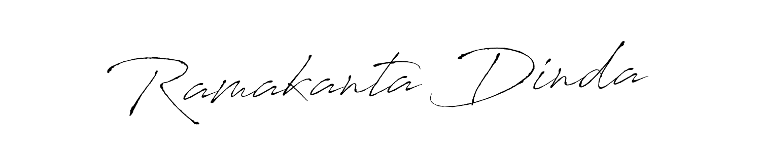 How to make Ramakanta Dinda name signature. Use Antro_Vectra style for creating short signs online. This is the latest handwritten sign. Ramakanta Dinda signature style 6 images and pictures png