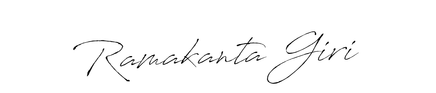 Design your own signature with our free online signature maker. With this signature software, you can create a handwritten (Antro_Vectra) signature for name Ramakanta Giri. Ramakanta Giri signature style 6 images and pictures png