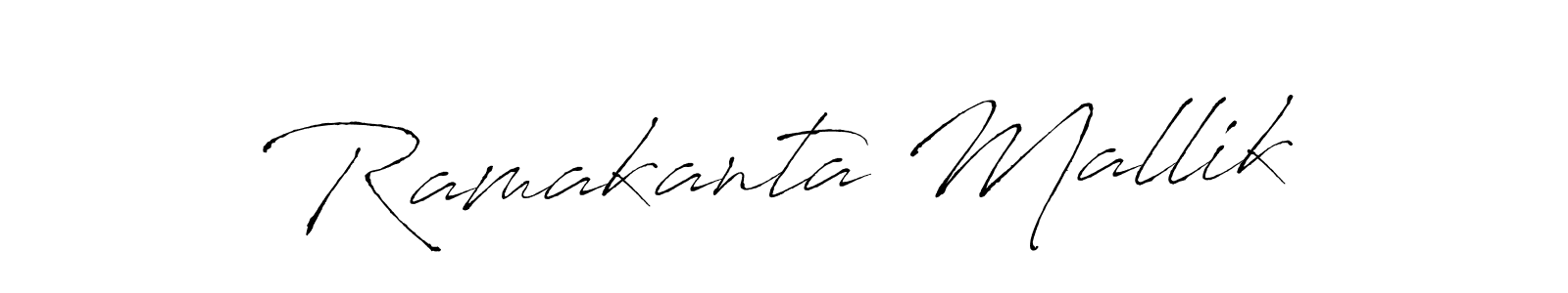 Create a beautiful signature design for name Ramakanta Mallik. With this signature (Antro_Vectra) fonts, you can make a handwritten signature for free. Ramakanta Mallik signature style 6 images and pictures png