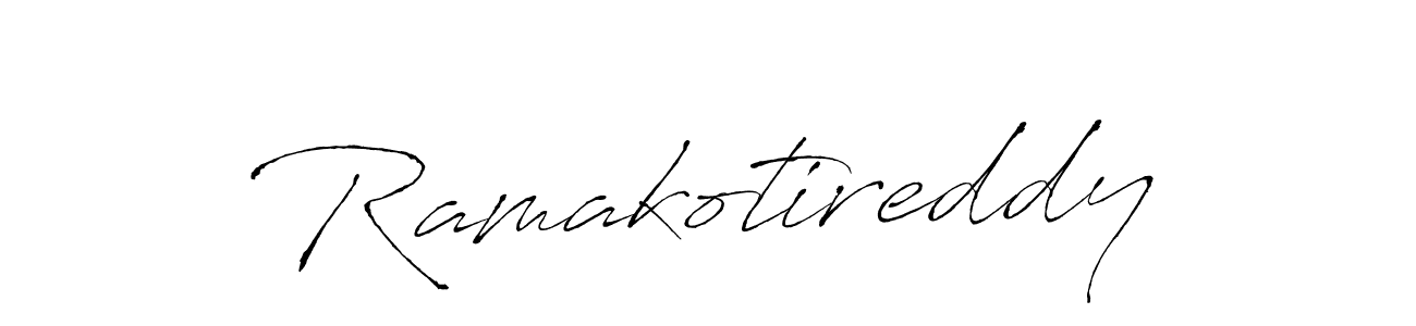 Also You can easily find your signature by using the search form. We will create Ramakotireddy name handwritten signature images for you free of cost using Antro_Vectra sign style. Ramakotireddy signature style 6 images and pictures png