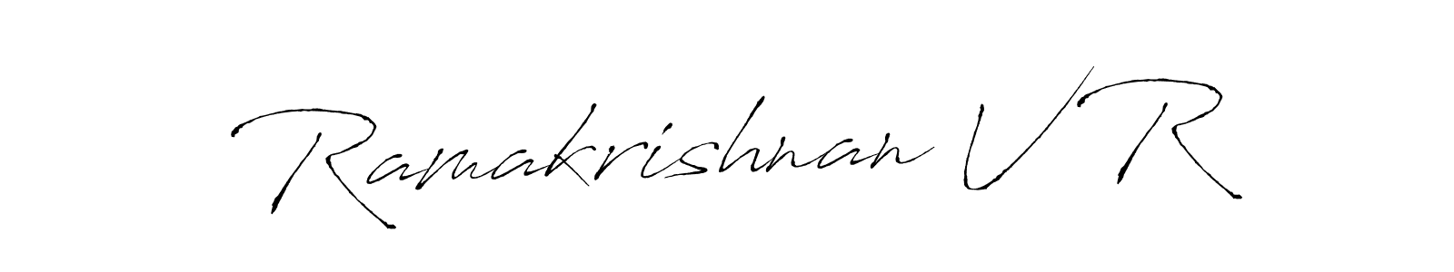 Make a beautiful signature design for name Ramakrishnan V R. Use this online signature maker to create a handwritten signature for free. Ramakrishnan V R signature style 6 images and pictures png