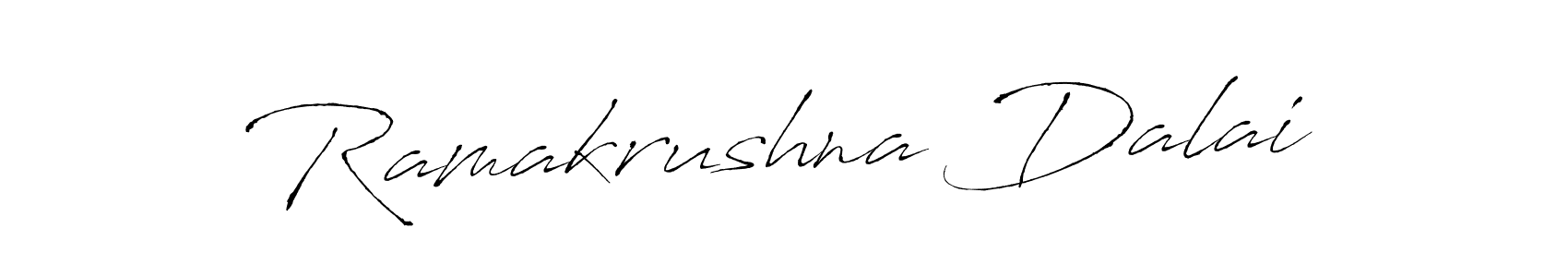 You should practise on your own different ways (Antro_Vectra) to write your name (Ramakrushna Dalai) in signature. don't let someone else do it for you. Ramakrushna Dalai signature style 6 images and pictures png