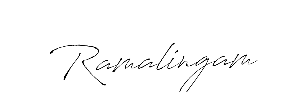 Ramalingam stylish signature style. Best Handwritten Sign (Antro_Vectra) for my name. Handwritten Signature Collection Ideas for my name Ramalingam. Ramalingam signature style 6 images and pictures png