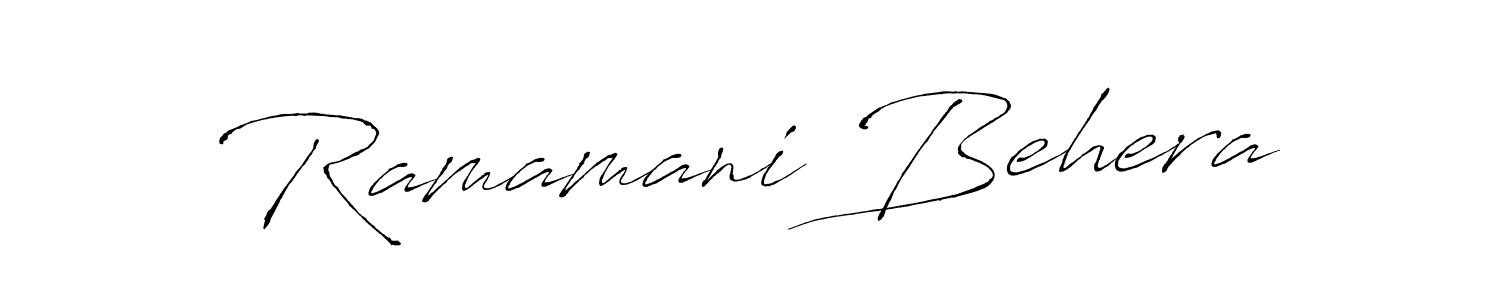 You should practise on your own different ways (Antro_Vectra) to write your name (Ramamani Behera) in signature. don't let someone else do it for you. Ramamani Behera signature style 6 images and pictures png