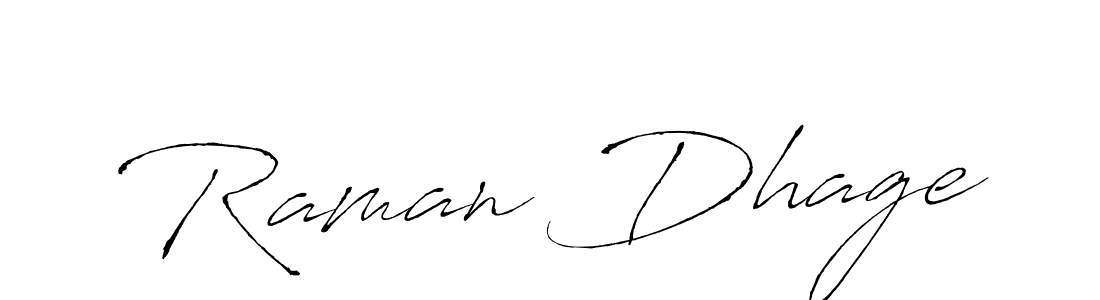 Also You can easily find your signature by using the search form. We will create Raman Dhage name handwritten signature images for you free of cost using Antro_Vectra sign style. Raman Dhage signature style 6 images and pictures png