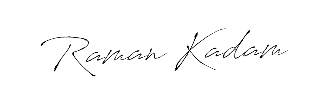 It looks lik you need a new signature style for name Raman Kadam. Design unique handwritten (Antro_Vectra) signature with our free signature maker in just a few clicks. Raman Kadam signature style 6 images and pictures png