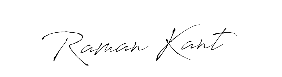 It looks lik you need a new signature style for name Raman Kant . Design unique handwritten (Antro_Vectra) signature with our free signature maker in just a few clicks. Raman Kant  signature style 6 images and pictures png