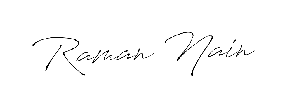 It looks lik you need a new signature style for name Raman Nain. Design unique handwritten (Antro_Vectra) signature with our free signature maker in just a few clicks. Raman Nain signature style 6 images and pictures png