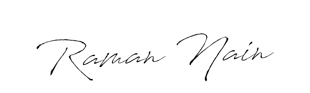 Also You can easily find your signature by using the search form. We will create Raman Nain name handwritten signature images for you free of cost using Antro_Vectra sign style. Raman Nain signature style 6 images and pictures png