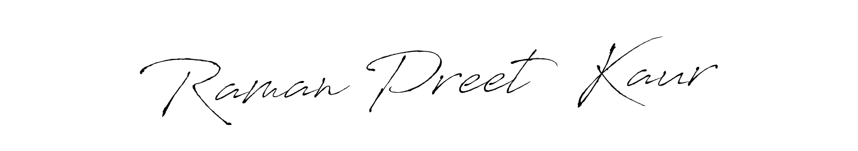 Make a beautiful signature design for name Raman Preet  Kaur. Use this online signature maker to create a handwritten signature for free. Raman Preet  Kaur signature style 6 images and pictures png