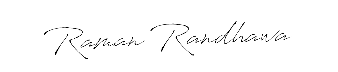 It looks lik you need a new signature style for name Raman Randhawa. Design unique handwritten (Antro_Vectra) signature with our free signature maker in just a few clicks. Raman Randhawa signature style 6 images and pictures png