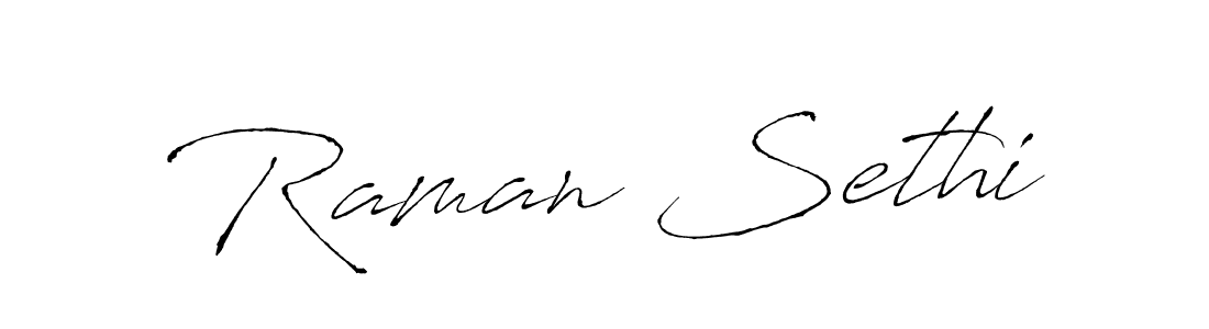 Make a beautiful signature design for name Raman Sethi. Use this online signature maker to create a handwritten signature for free. Raman Sethi signature style 6 images and pictures png