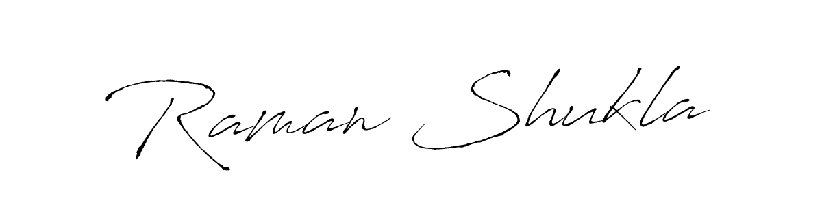 It looks lik you need a new signature style for name Raman Shukla. Design unique handwritten (Antro_Vectra) signature with our free signature maker in just a few clicks. Raman Shukla signature style 6 images and pictures png