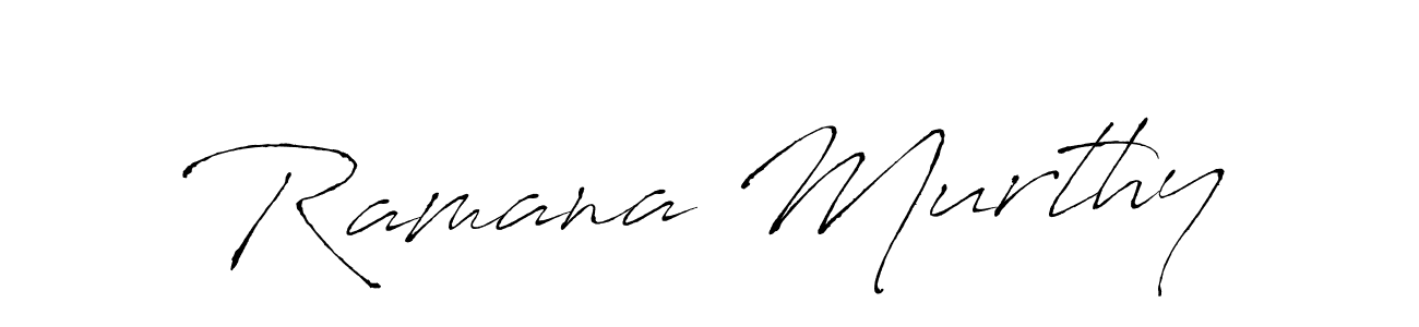 Antro_Vectra is a professional signature style that is perfect for those who want to add a touch of class to their signature. It is also a great choice for those who want to make their signature more unique. Get Ramana Murthy name to fancy signature for free. Ramana Murthy signature style 6 images and pictures png