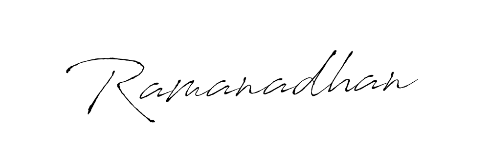 Ramanadhan stylish signature style. Best Handwritten Sign (Antro_Vectra) for my name. Handwritten Signature Collection Ideas for my name Ramanadhan. Ramanadhan signature style 6 images and pictures png