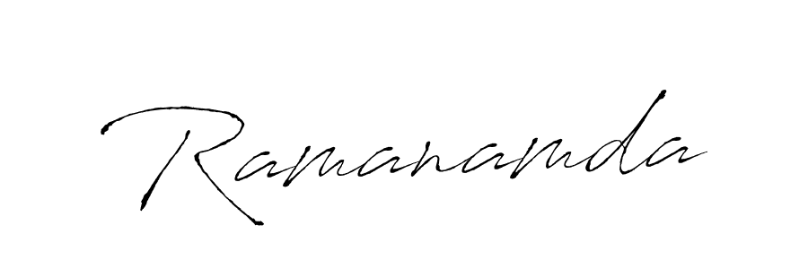 Also we have Ramanamda name is the best signature style. Create professional handwritten signature collection using Antro_Vectra autograph style. Ramanamda signature style 6 images and pictures png