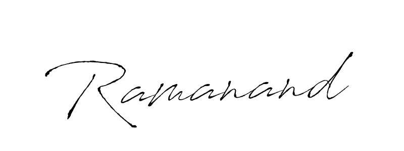 How to make Ramanand name signature. Use Antro_Vectra style for creating short signs online. This is the latest handwritten sign. Ramanand signature style 6 images and pictures png