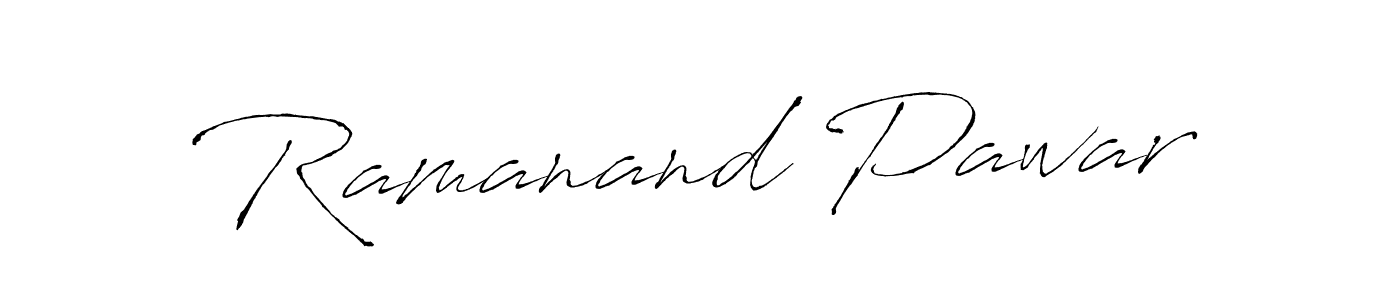 Make a beautiful signature design for name Ramanand Pawar. With this signature (Antro_Vectra) style, you can create a handwritten signature for free. Ramanand Pawar signature style 6 images and pictures png