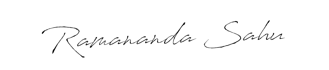 Make a short Ramananda Sahu signature style. Manage your documents anywhere anytime using Antro_Vectra. Create and add eSignatures, submit forms, share and send files easily. Ramananda Sahu signature style 6 images and pictures png