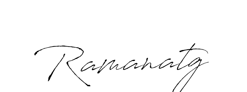 It looks lik you need a new signature style for name Ramanatg. Design unique handwritten (Antro_Vectra) signature with our free signature maker in just a few clicks. Ramanatg signature style 6 images and pictures png