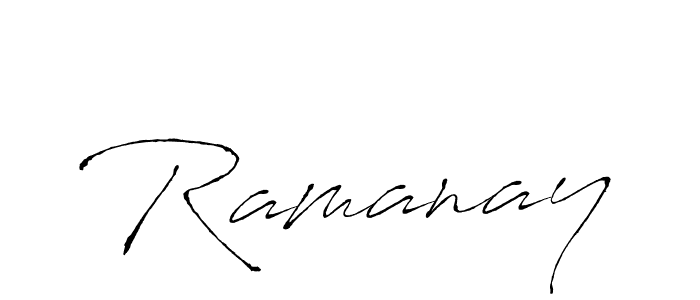 Similarly Antro_Vectra is the best handwritten signature design. Signature creator online .You can use it as an online autograph creator for name Ramanay. Ramanay signature style 6 images and pictures png