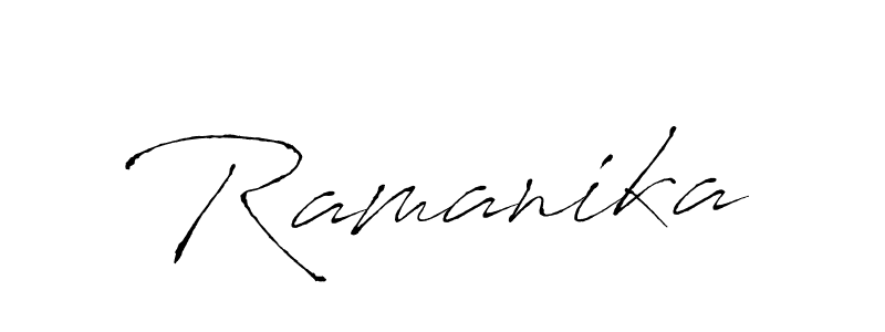 You can use this online signature creator to create a handwritten signature for the name Ramanika. This is the best online autograph maker. Ramanika signature style 6 images and pictures png
