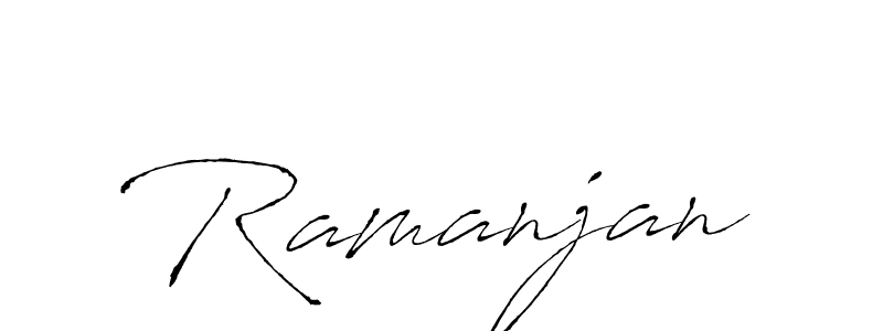 Create a beautiful signature design for name Ramanjan. With this signature (Antro_Vectra) fonts, you can make a handwritten signature for free. Ramanjan signature style 6 images and pictures png