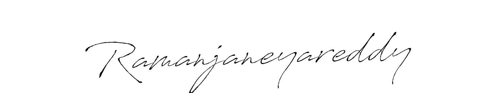 Design your own signature with our free online signature maker. With this signature software, you can create a handwritten (Antro_Vectra) signature for name Ramanjaneyareddy. Ramanjaneyareddy signature style 6 images and pictures png