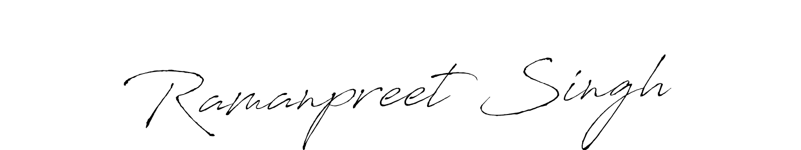 Antro_Vectra is a professional signature style that is perfect for those who want to add a touch of class to their signature. It is also a great choice for those who want to make their signature more unique. Get Ramanpreet Singh name to fancy signature for free. Ramanpreet Singh signature style 6 images and pictures png