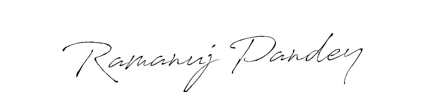 This is the best signature style for the Ramanuj Pandey name. Also you like these signature font (Antro_Vectra). Mix name signature. Ramanuj Pandey signature style 6 images and pictures png