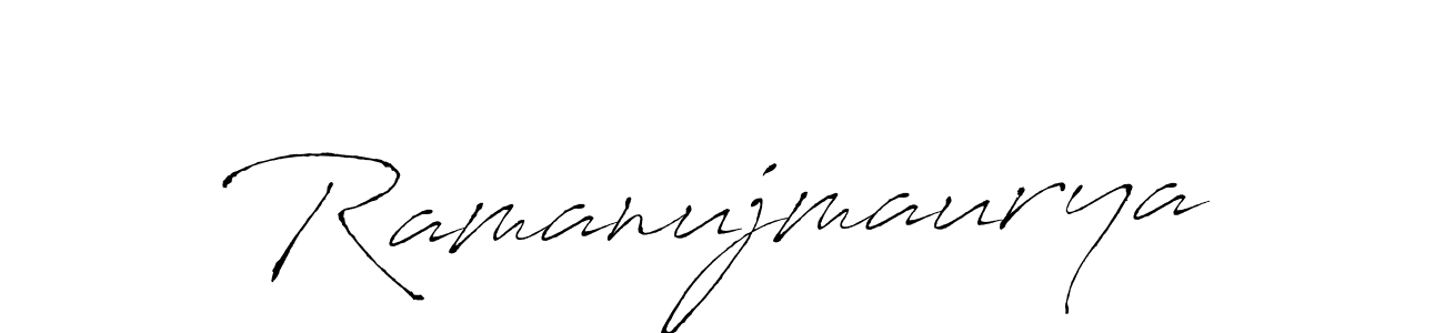 Design your own signature with our free online signature maker. With this signature software, you can create a handwritten (Antro_Vectra) signature for name Ramanujmaurya. Ramanujmaurya signature style 6 images and pictures png