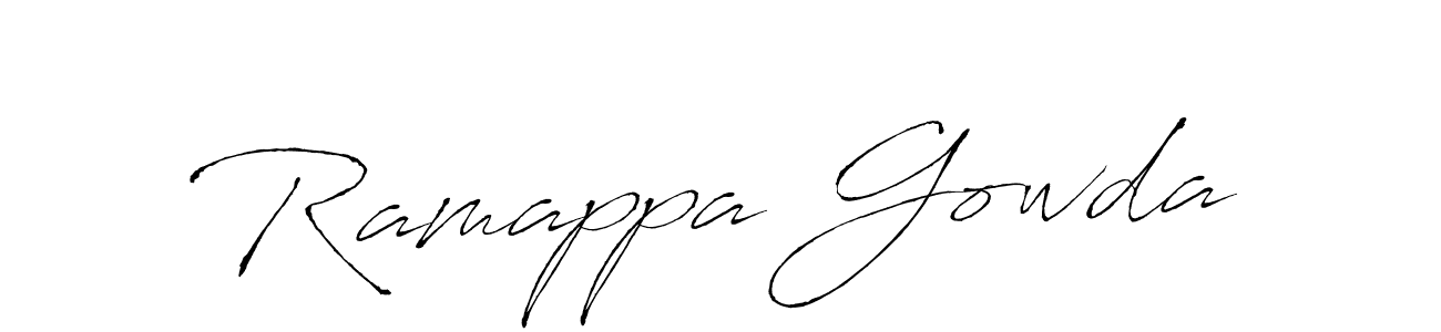 Also You can easily find your signature by using the search form. We will create Ramappa Gowda name handwritten signature images for you free of cost using Antro_Vectra sign style. Ramappa Gowda signature style 6 images and pictures png